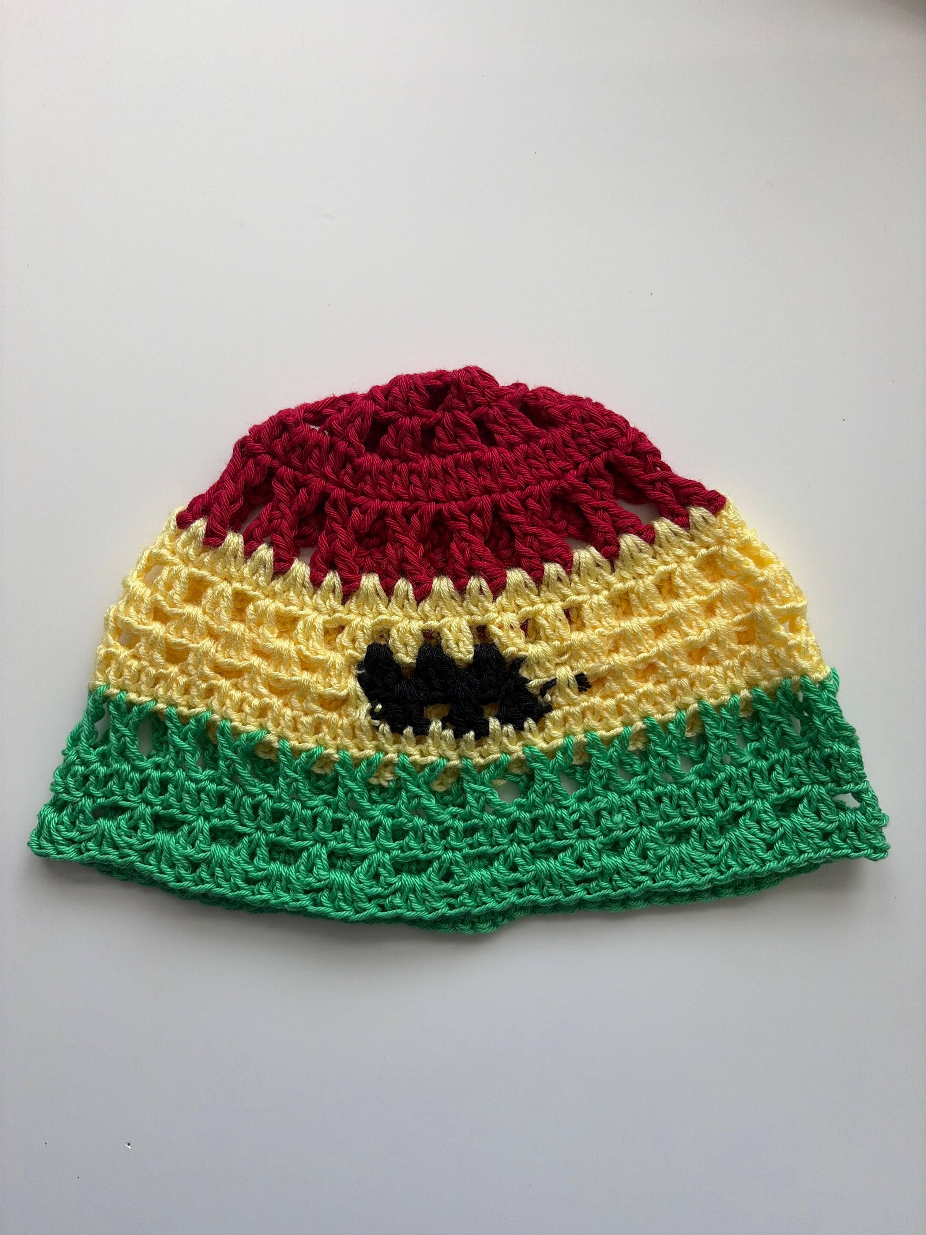 Ghana flag skull cap