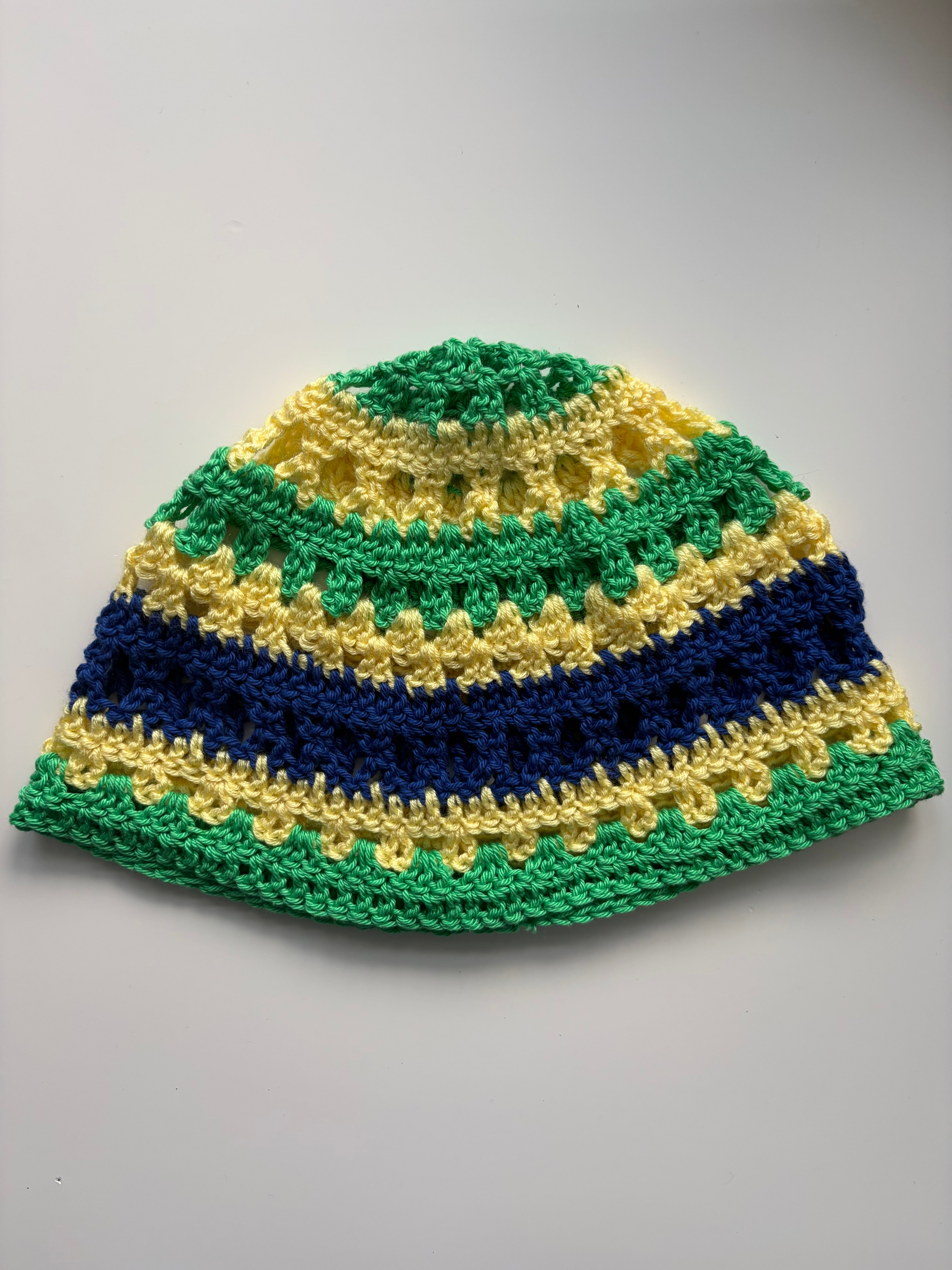 Brazil flag skull cap