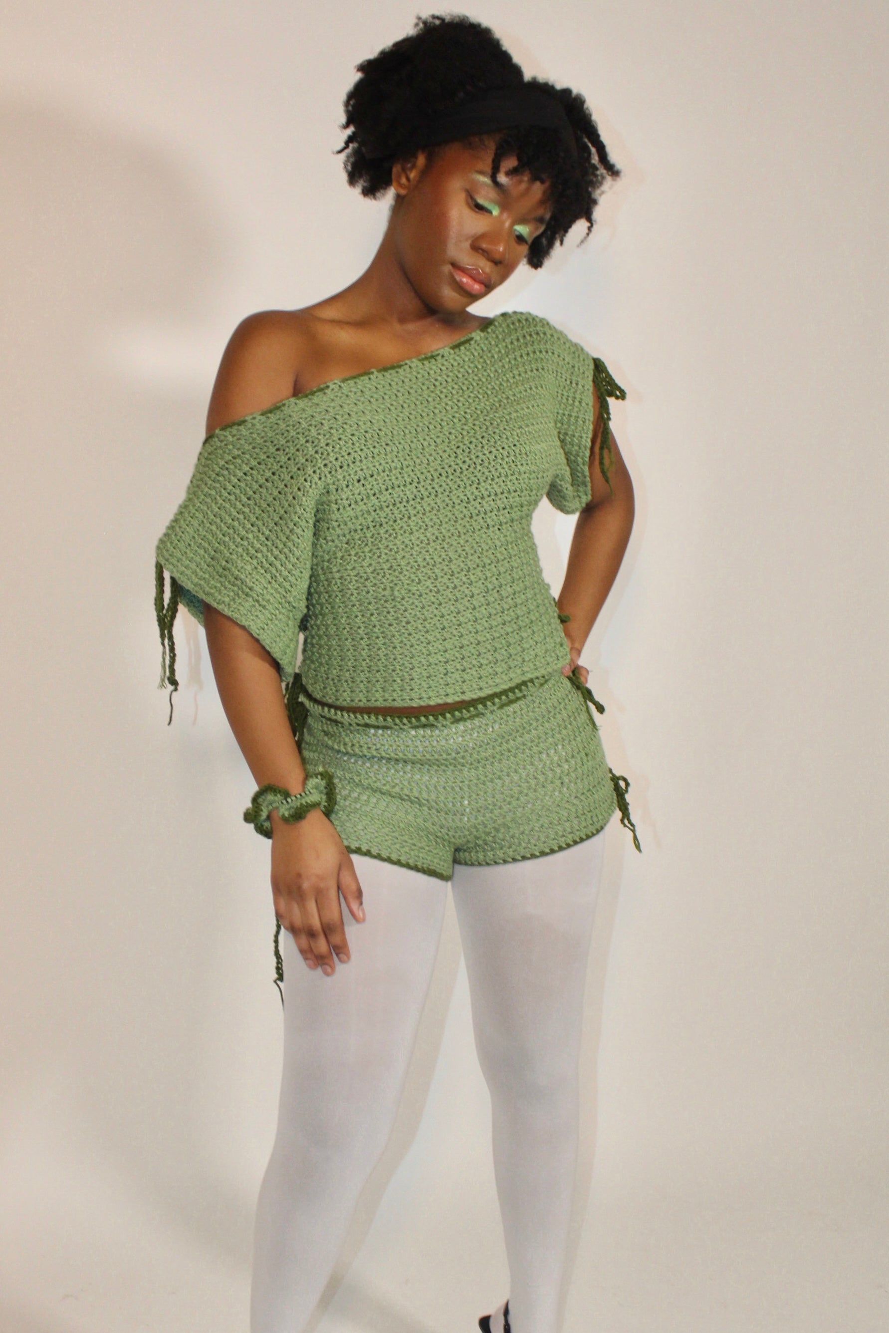 Green Drape Set