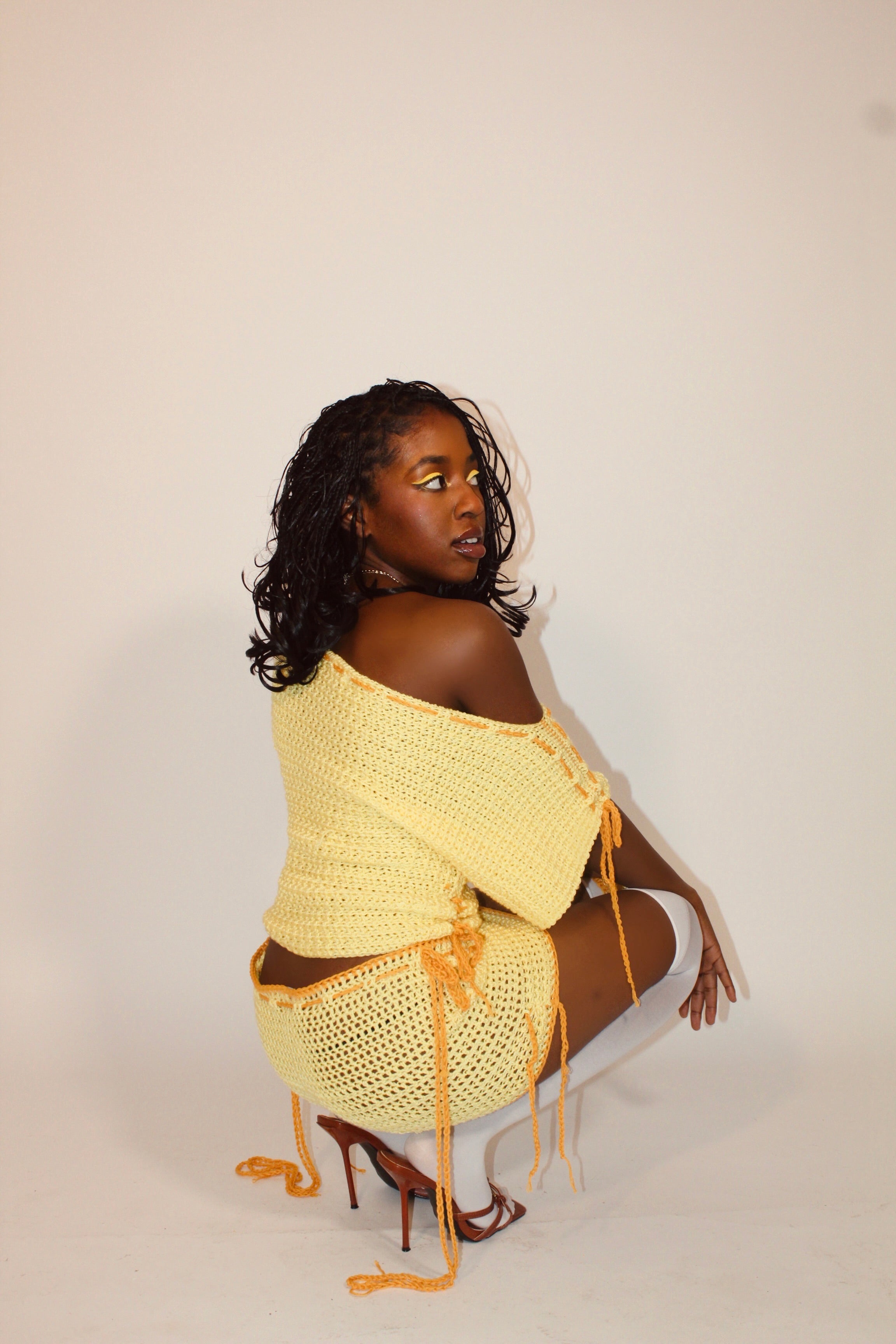 Yellow Drape Set