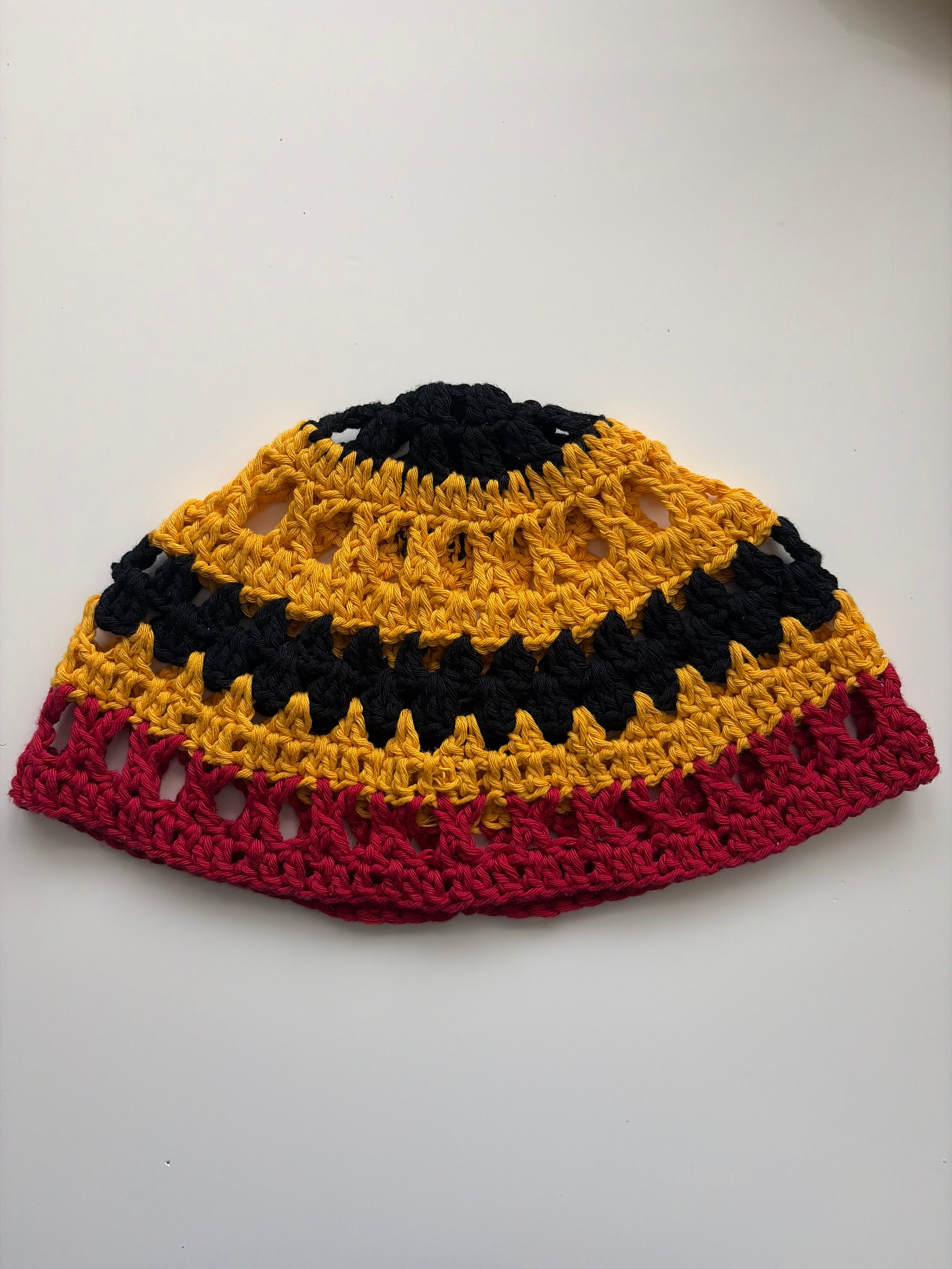 German flag skull cap