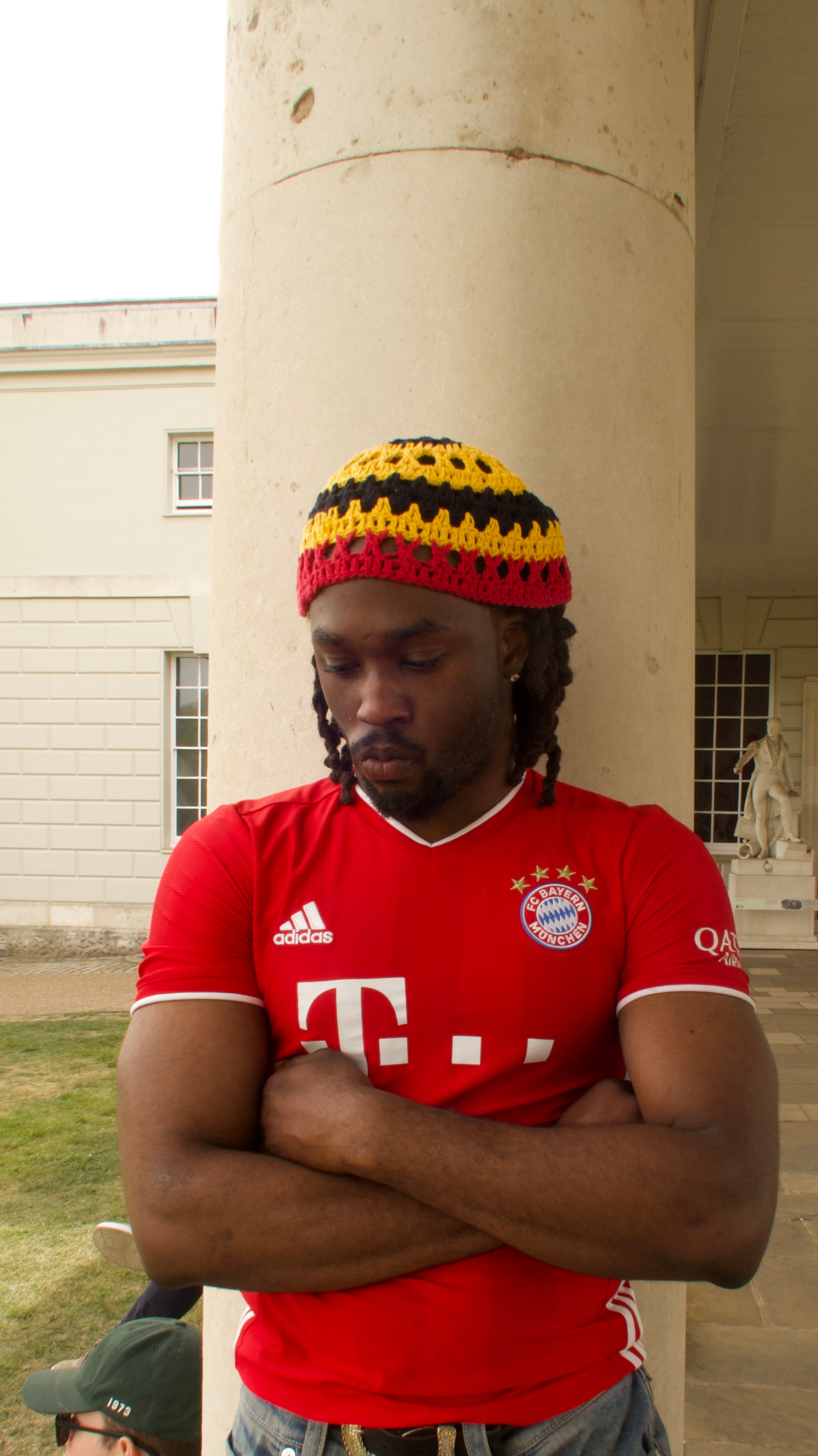 German flag skull cap